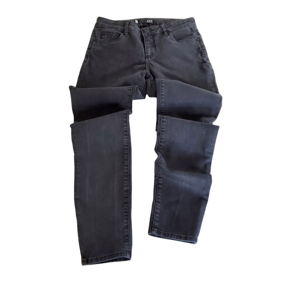 KUT from the Kloth Diana Skinny Jean, Dark Grey, 6